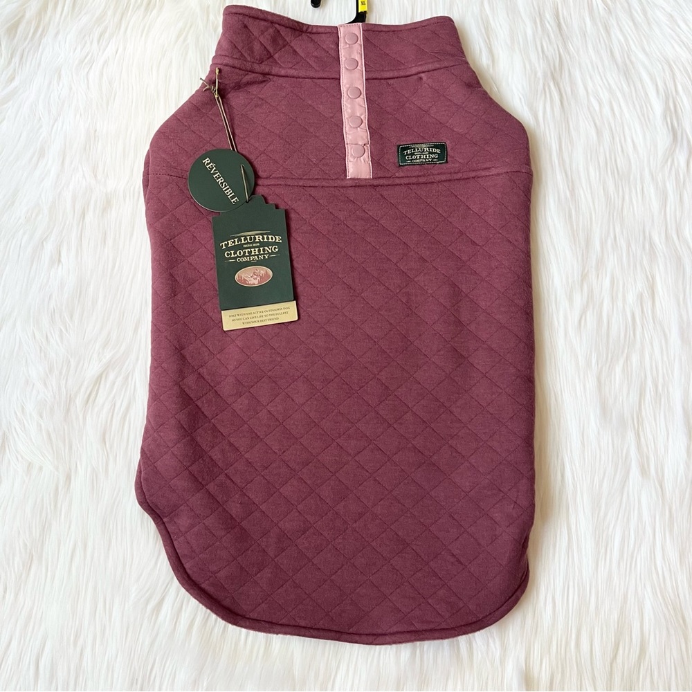 Telluride Purple Dog Jacket Sz M (Also have L and XL)